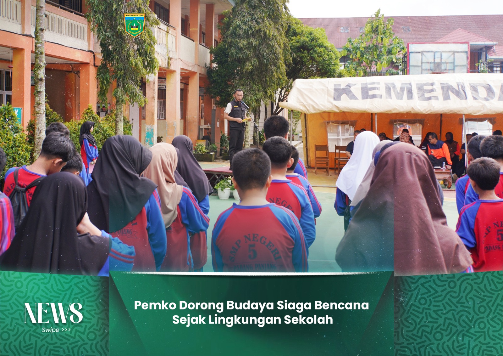 Pemko Dorong Budaya Siaga Bencana Sejak Lingkungan Sekolah