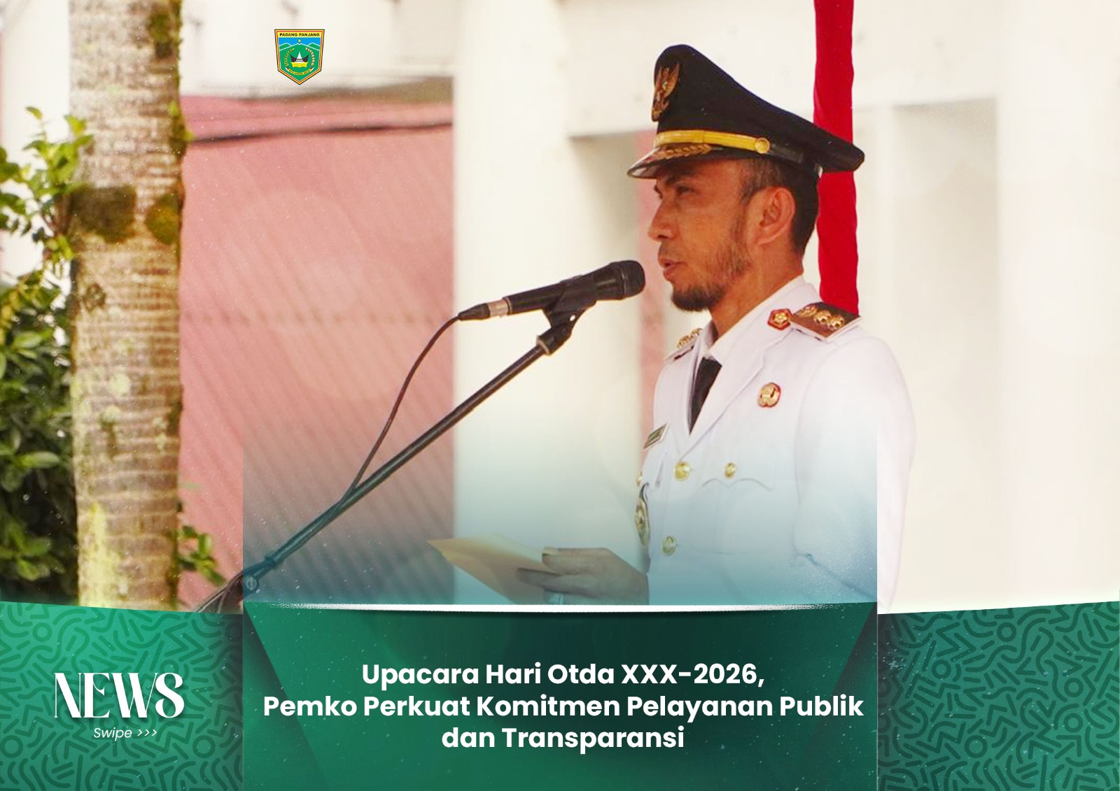 Upacara Hari Otda XXX-2026, Pemko Perkuat Komitmen Pelayanan Publik dan Transparansi