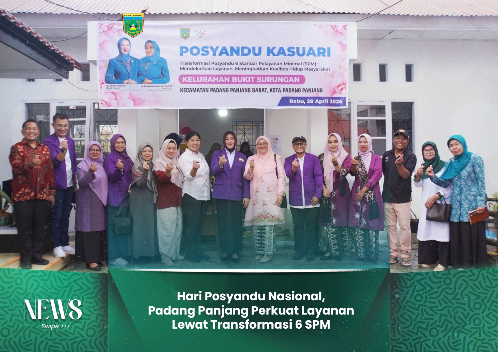 Hari Posyandu Nasional, Padang Panjang Perkuat Layanan Lewat Transformasi 6 SPM
