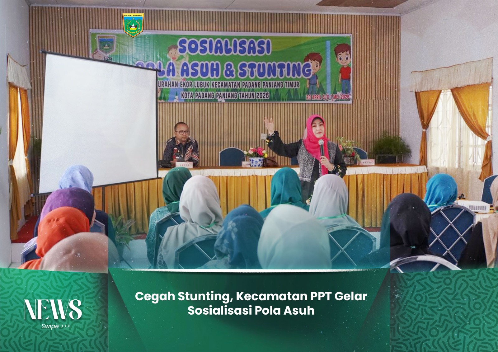 Cegah Stunting, Kecamatan PPT Gelar Sosialisasi Pola Asuh
