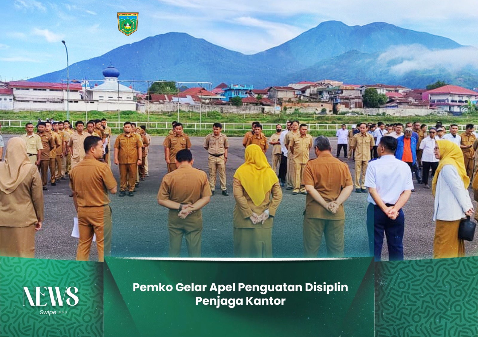Pemko Gelar Apel Penguatan Disiplin Penjaga Kantor