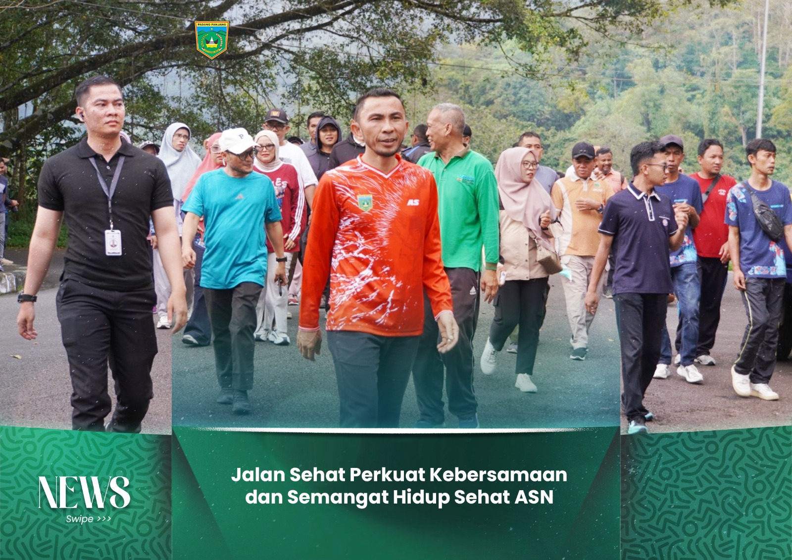 Jalan Sehat Perkuat Kebersamaan dan Semangat Hidup Sehat ASN
