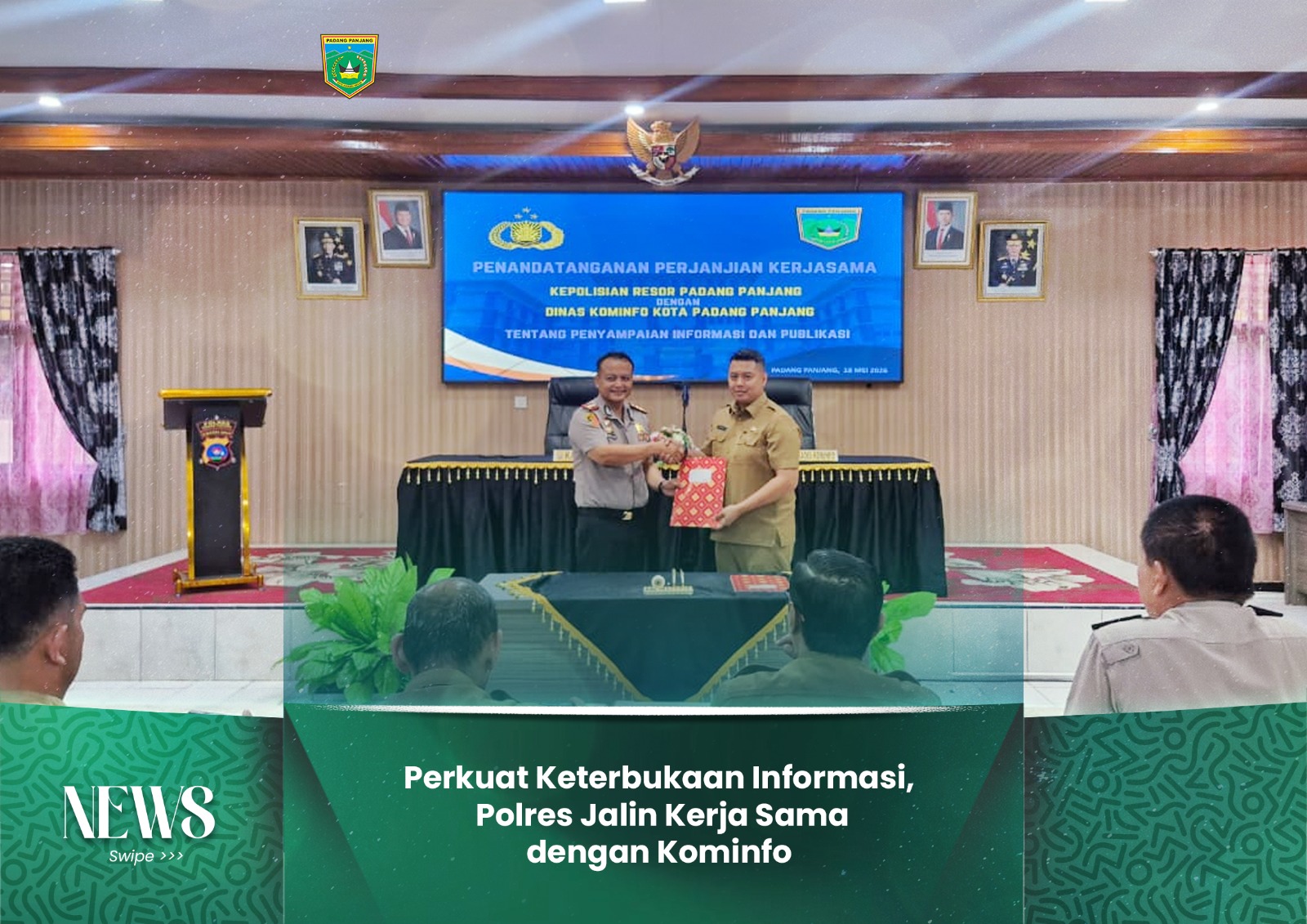 Perkuat Keterbukaan Informasi, Polres Jalin Kerja Sama dengan Kominfo