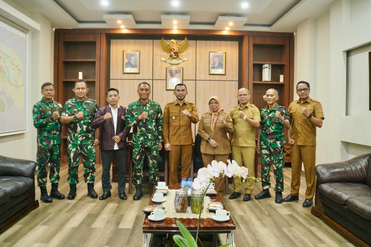 Kunjungan Aster Kodaeral II, Pemko Dukung Program Penanaman Kedelai untuk Perkuat Ketahanan Pangan