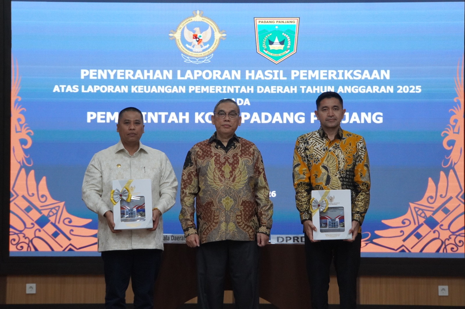 Raih WTP ke-10, Padang Panjang Masuk Daerah Terbaik Tindak Lanjut Audit BPK di Sumbar