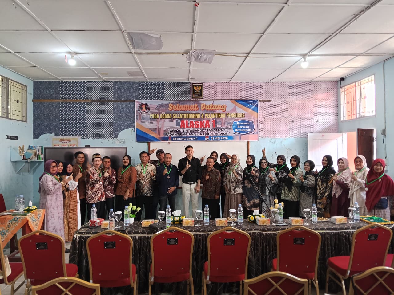 Kepengurusan Baru Alaska I Dikukuhkan, Perkuat Persaudaraan Alumni SMKN 1 Padang Panjang