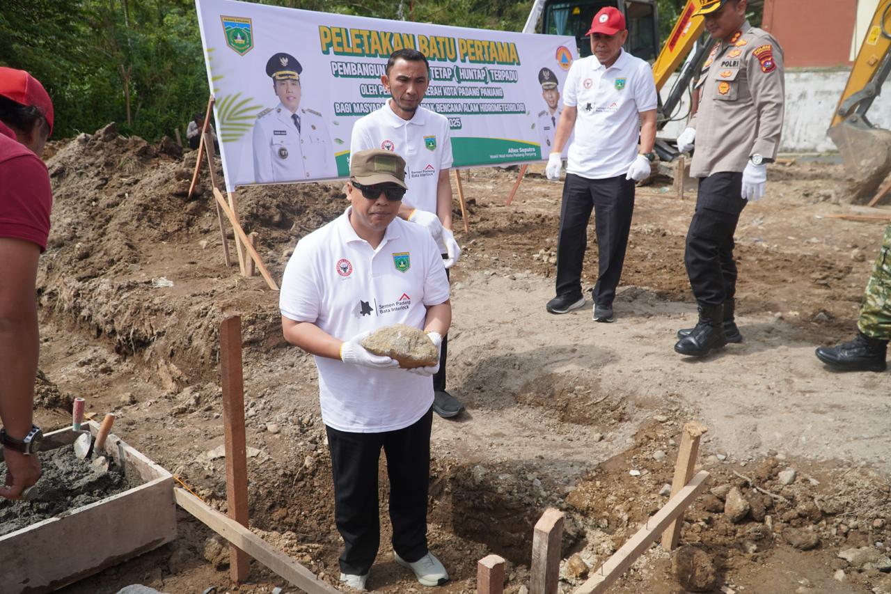 Pemko Mulai Bangun 10 Huntap di Tanah Hitam, Wujudkan Hunian Layak bagi Korban Galodo