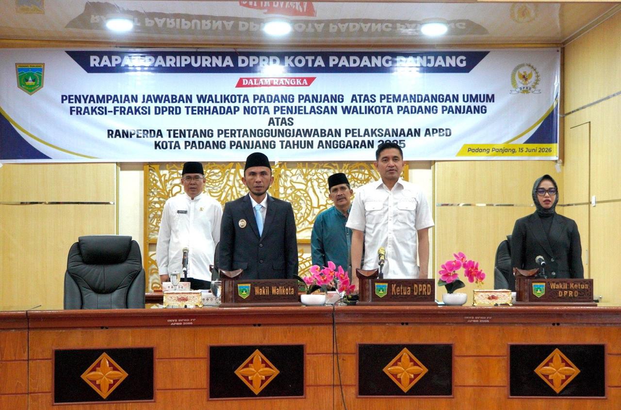 Pemko Jawab Pandangan Fraksi DPRD, Paparkan Capaian dan Strategi Pengelolaan APBD 2025