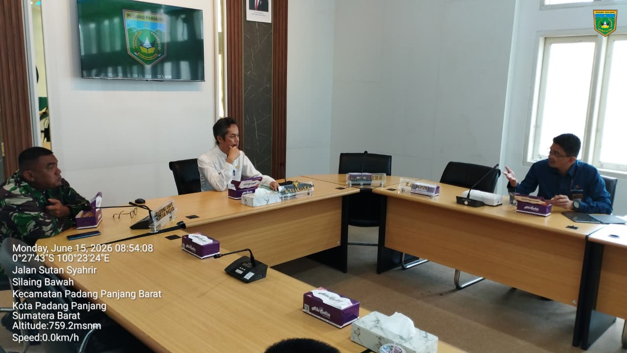 Mendagri Pimpin Rapat Inflasi, Pemko Padang Panjang Perkuat Pemantauan Harga Pangan