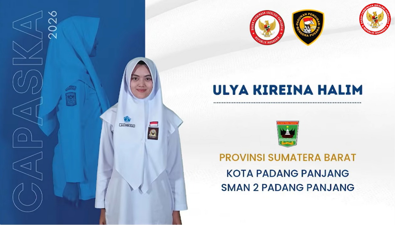 Siswi SMAN 2 Padang Panjang Lolos Paskibraka Nasional, Siap Kibarkan Merah Putih di Istana