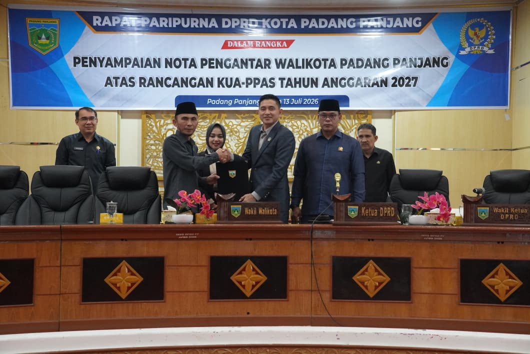 Pemko Sampaikan Rancangan KUA-PPAS 2027, Fokus pada Transformasi Pembangunan