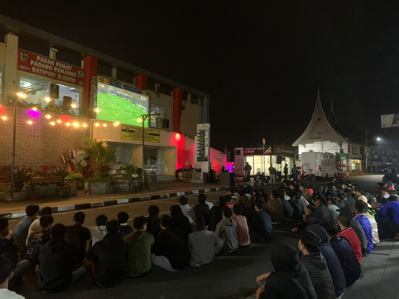 Pemko Padang Panjang Bersama TVRI Sumbar Gelar Nobar Semifinal Piala Dunia 2026
