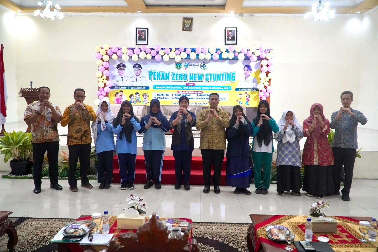 Wako Hendri Arnis Tegaskan Pencegahan Stunting Jadi Prioritas Pembangunan SDM Padang Panjang