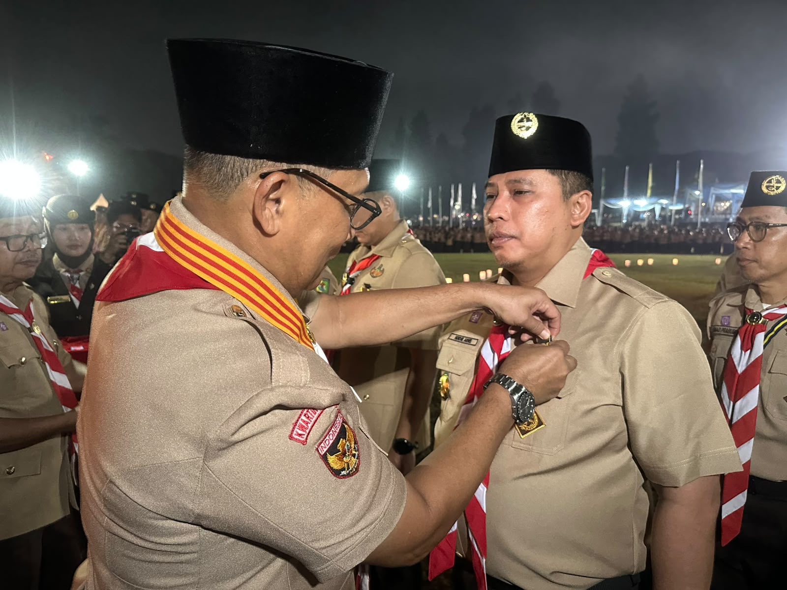 Wako Hendri Arnis Terima Lencana Darma Bakti Gerakan Pramuka Tingkat Nasional