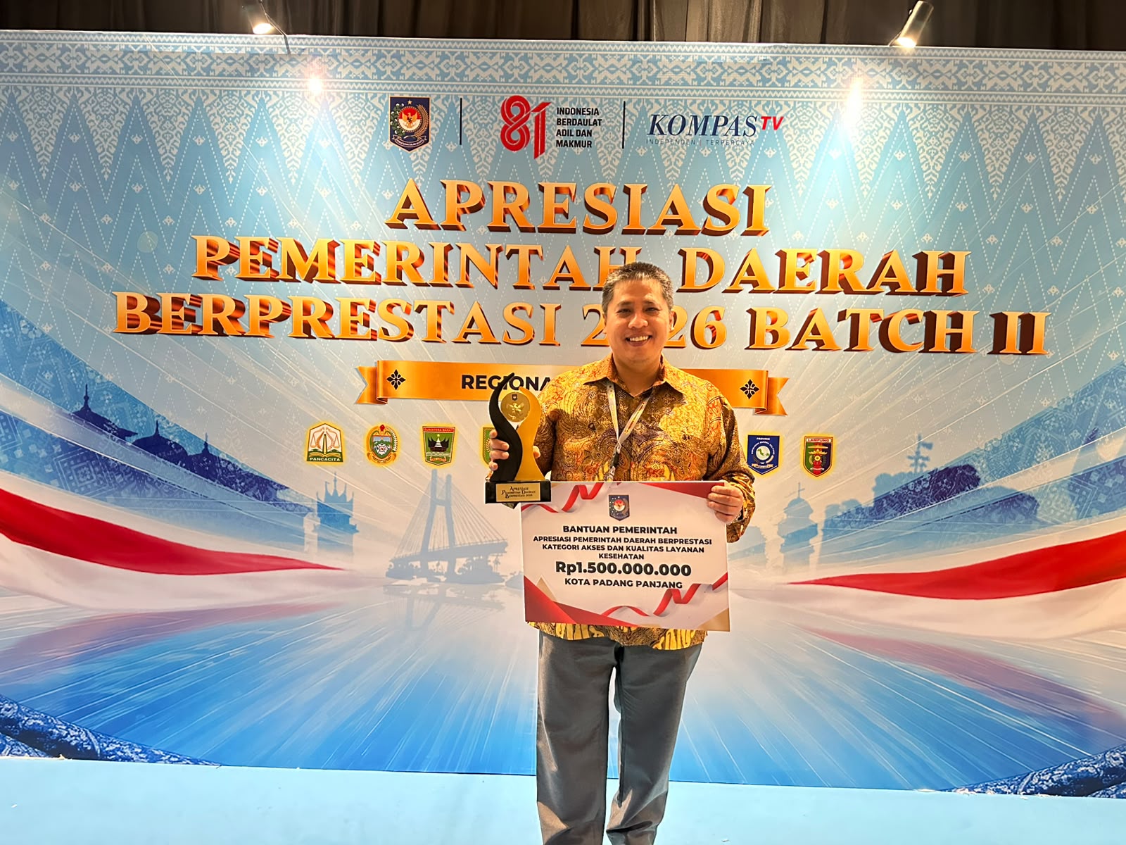 Padang Panjang Raih Apresiasi Kemendagri atas Kinerja Layanan Kesehatan