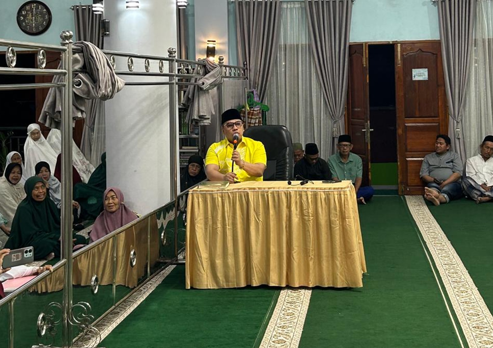 Wako Hendri Arnis Tampung Aspirasi Masyarakat di Subuh Mubarakah