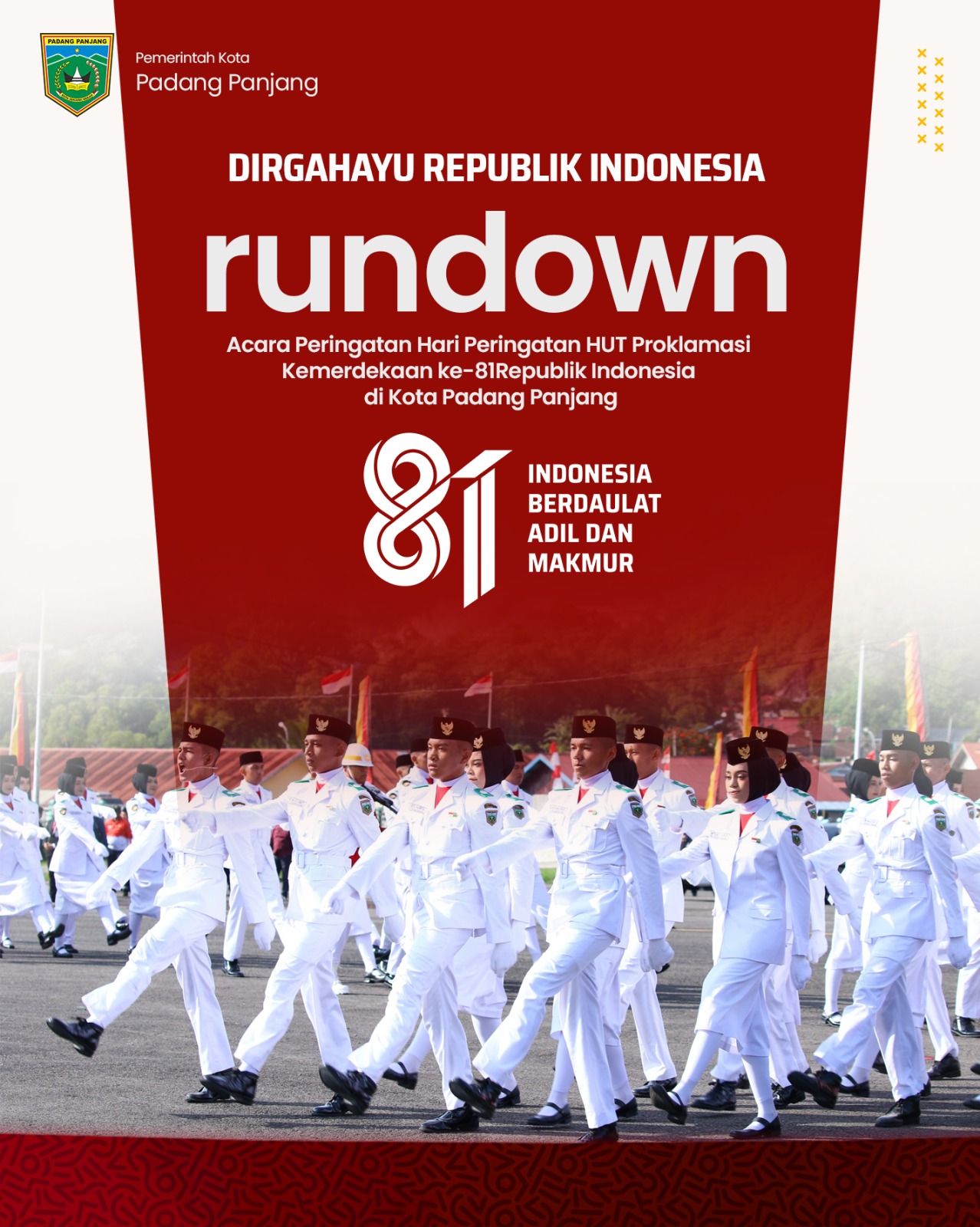 Rangkaian Kegiatan Hari Ulang Tahun (HUT) ke-81 Kemerdekaan RI