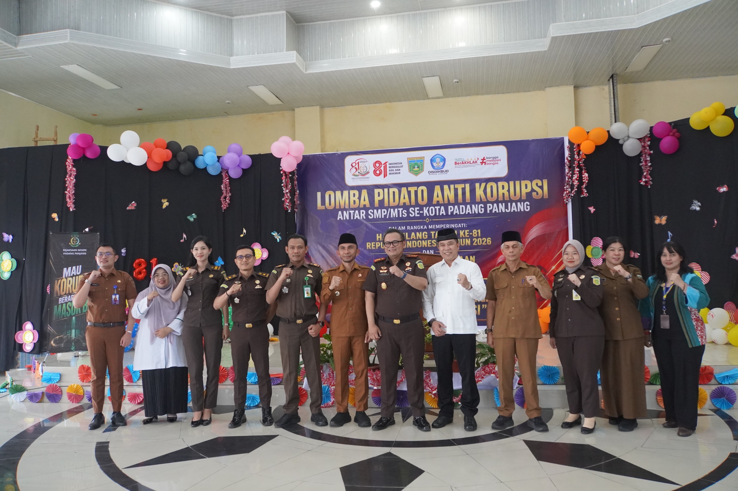 Pelajar Padang Panjang Diajak Bangun Integritas lewat Lomba Pidato Antikorupsi