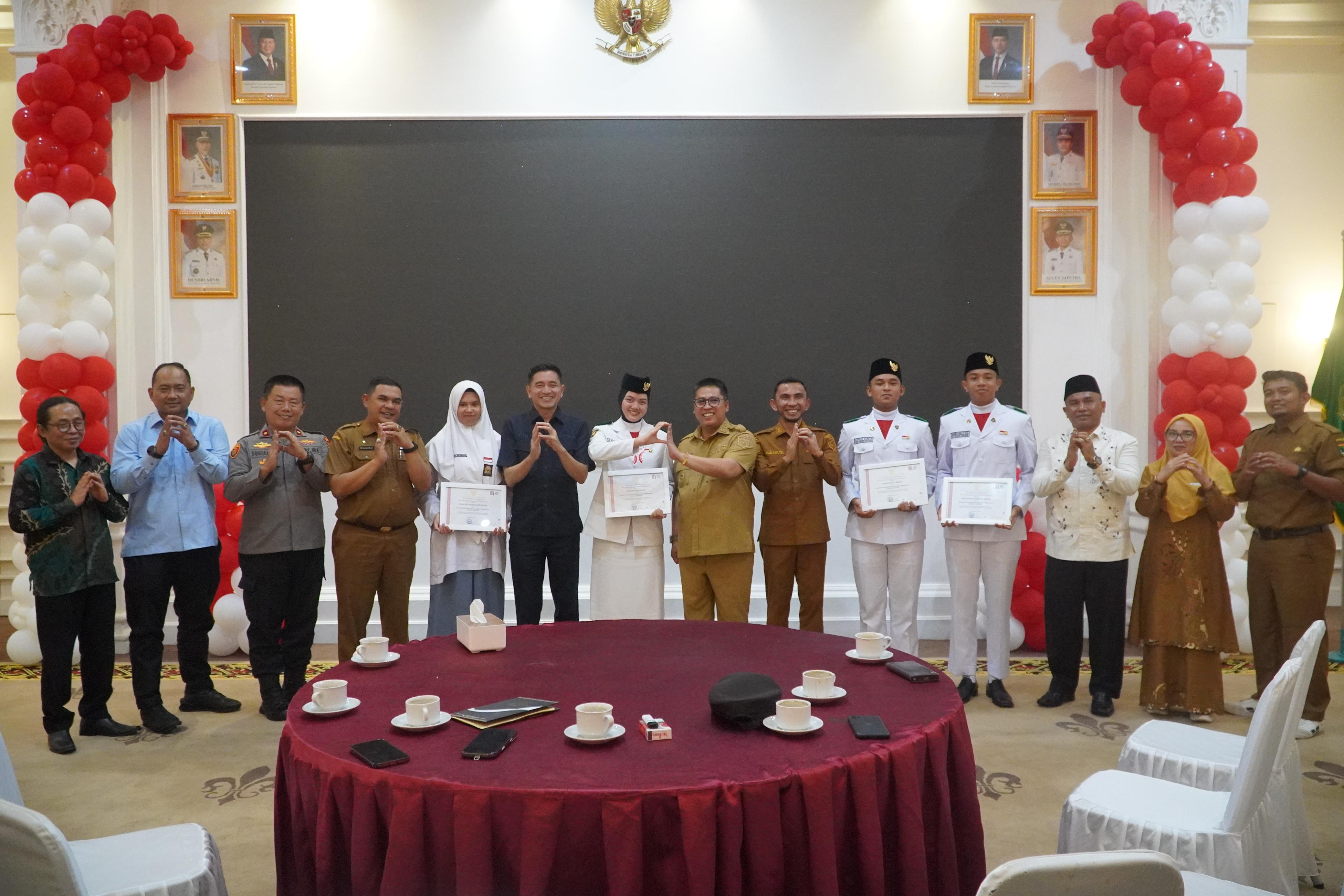 Pemko Apresiasi Kontingen Jambore Nasional dan Paskibraka Berprestasi