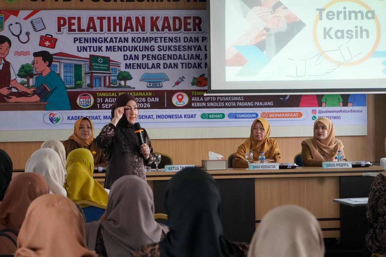 Kader Kesehatan Padang Panjang Didorong jadi Agen Perubahan di Masyarakat