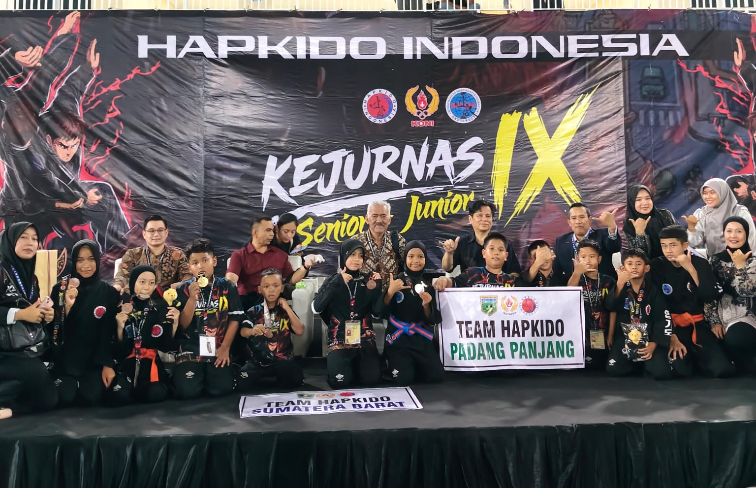 Didominasi Atlet Padang Panjang, Hapkido Sumbar Raih Sembilan Medali di Kejurnas 2026