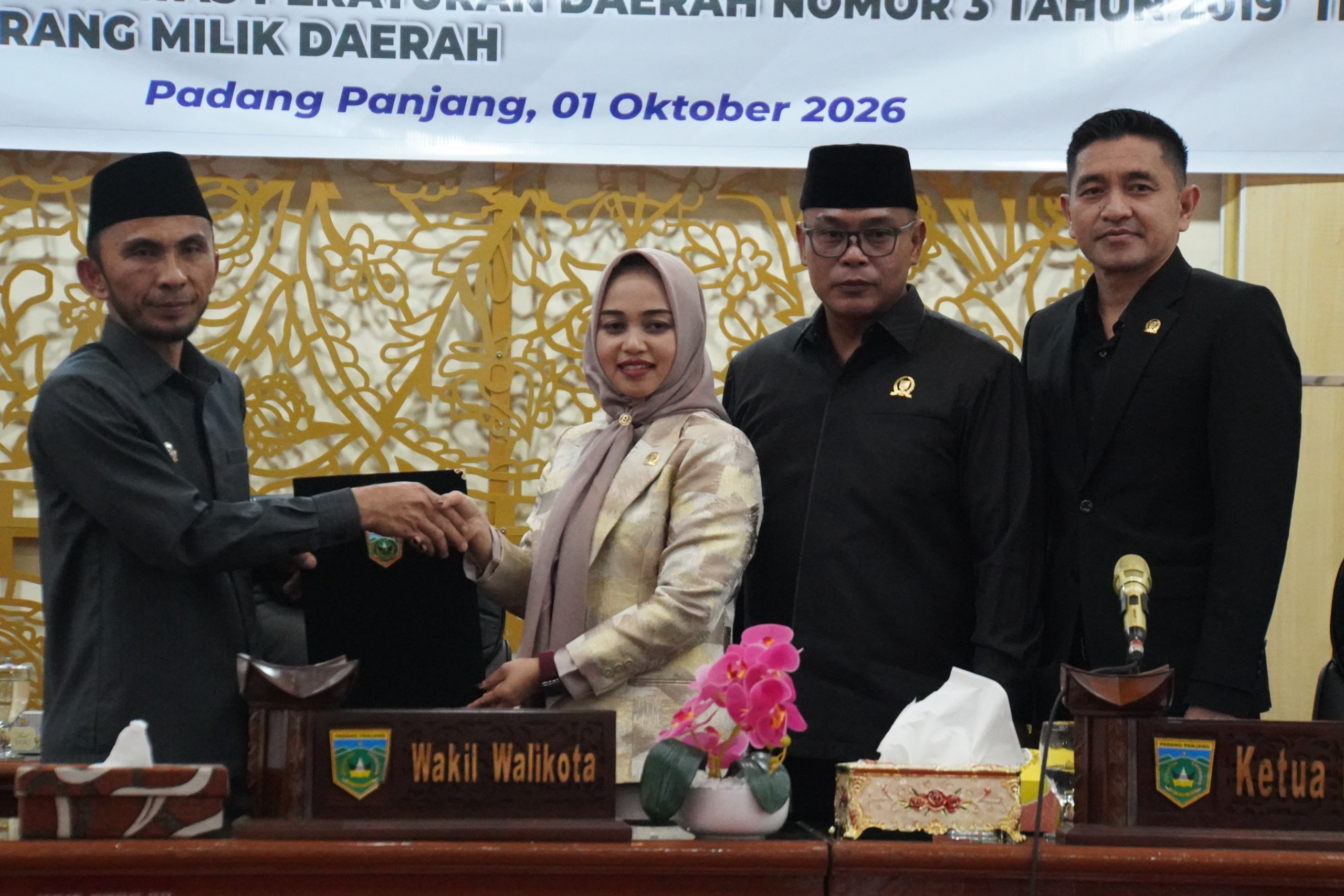 Paripurna DPRD, Pemko Sampaikan Nota Keuangan RAPBD 2027 dan Ranperda Pengelolaan Barang Milik Daerah