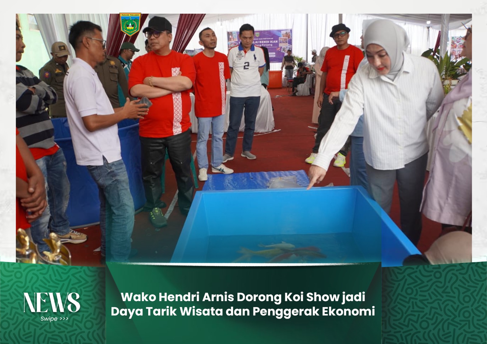 Wako Hendri Arnis Dorong Koi Show jadi Daya Tarik Wisata dan Penggerak Ekonomi